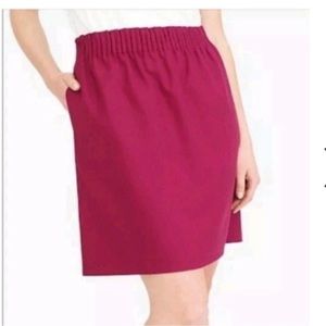 J.Crew Purple Mini Paperbag-Waist Skirt